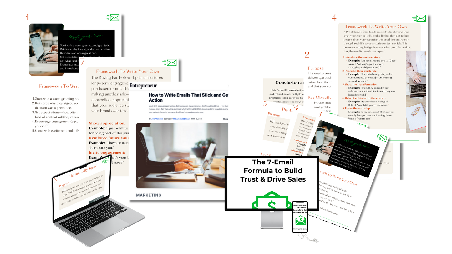 Inbox Influence: The 7-Email Formula to Build Trust and Drive Sales